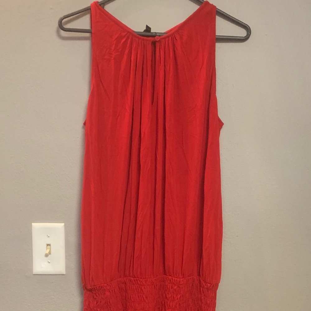 Red stretchy dress